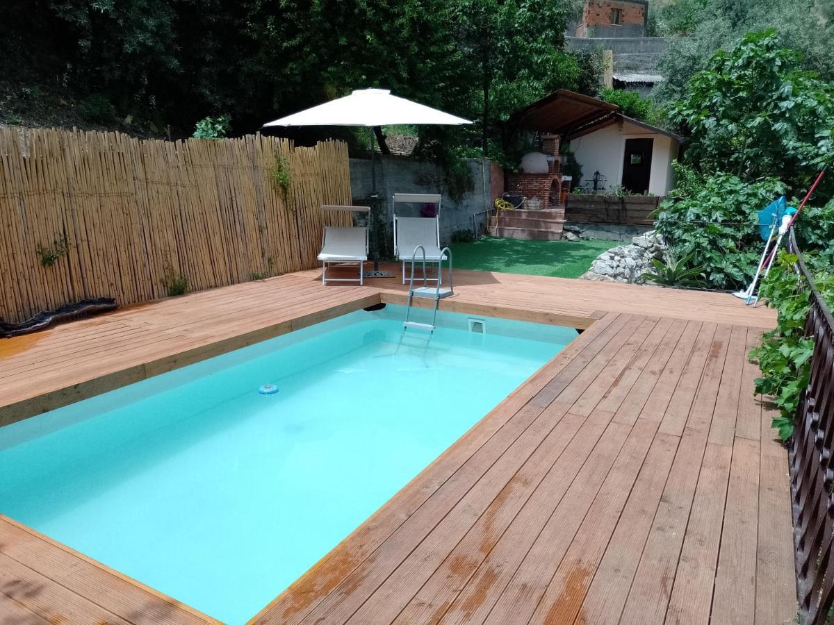Flat With Panoramic Terrace And Private Pool Mt5X3 Apartment Taormina Exterior photo